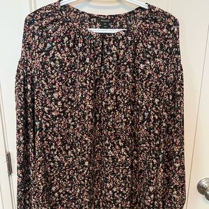 RW&CO Black Patterned Blouse